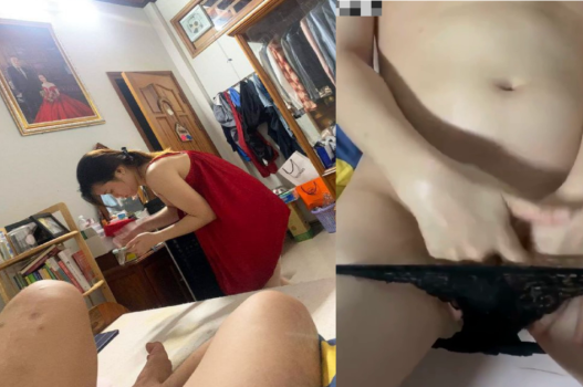 Chồng đi vắng vợ nứng gọi hàng xóm sang