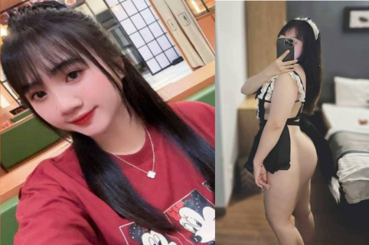 Mặc đồ hầu gái hầu hạ anh